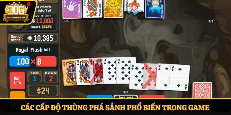 Các cấp độ thùng phá sảnh phổ biến trong game